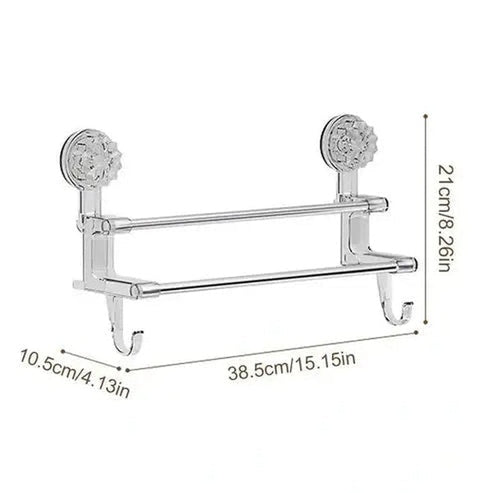 Stainless Steel Suction Towel Rack