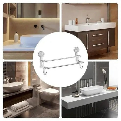 Stainless Steel Suction Towel Rack