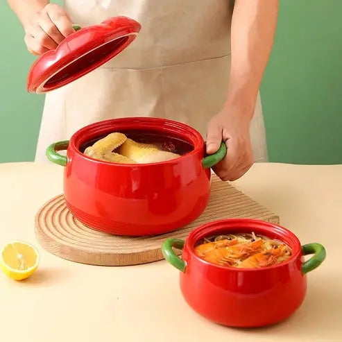 Tomato Shaped Soup Bowl