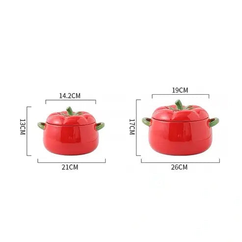 Tomato Shaped Soup Bowl