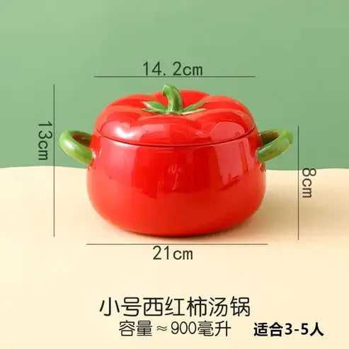 Tomato Shaped Soup Bowl