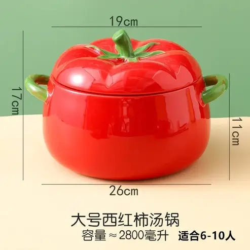 Tomato Shaped Soup Bowl