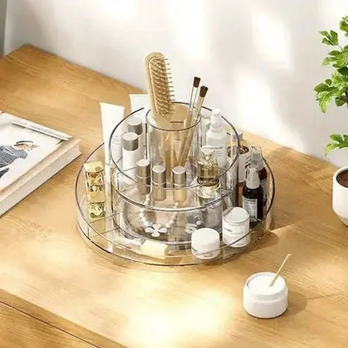 Transparent Makeup Flat Storage Rack