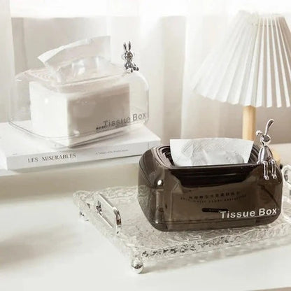 Transparent Tissue Box: Modern Living Room Decor