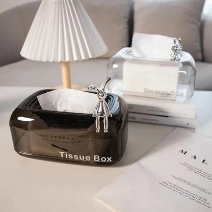 Transparent Tissue Box: Modern Living Room Decor