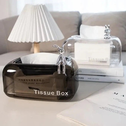 Transparent Tissue Box: Modern Living Room Decor