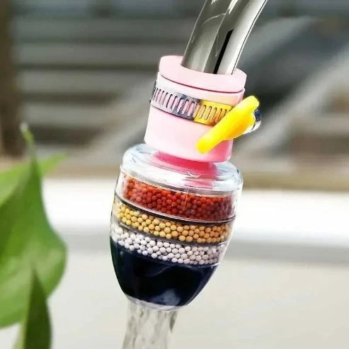 Universal 6-Layer Water Filter: Faucet and Shower Purifier