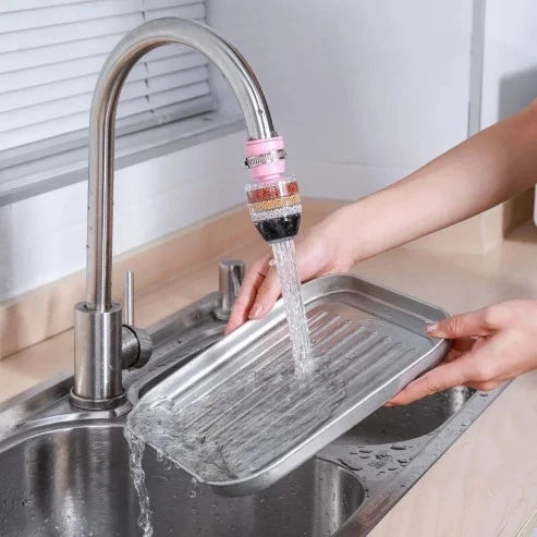 Universal 6-Layer Water Filter: Faucet and Shower Purifier