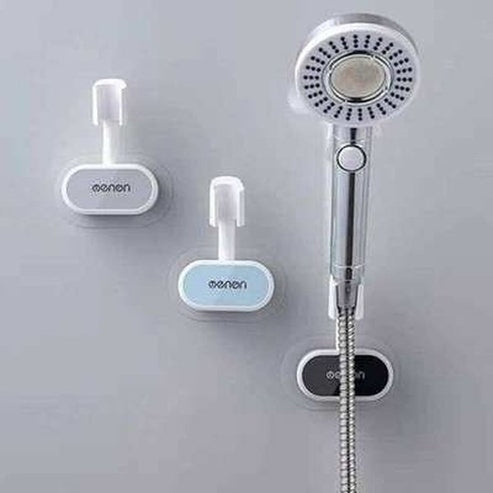 Universal Wall Mount Shower Head Holder - Adjustable Plastic Bracket