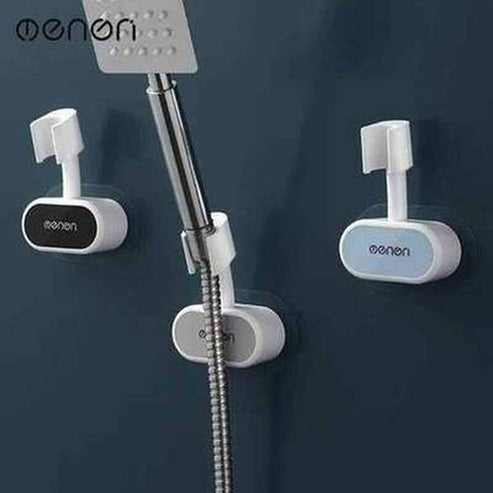 Universal Wall Mount Shower Head Holder - Adjustable Plastic Bracket