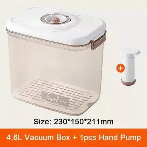 Vacuum sealed canister box refrigerator food storage