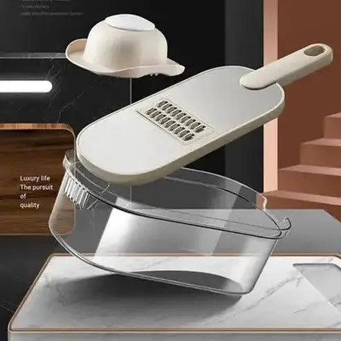 Versatile Manual Vegetable Slicer with Multiple Blades