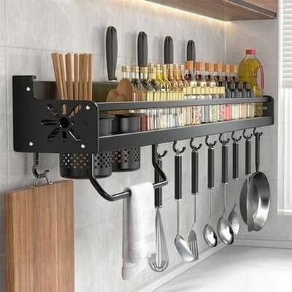 Wall Metal Kitchen Spice Organizer Rack