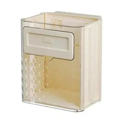 Wall-Mounted Foldable Transparent Trash Can