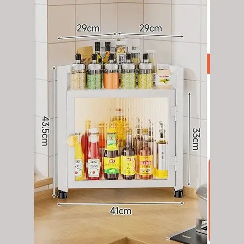 Wall-Mounted Kitchen Corner Dressing Shelf