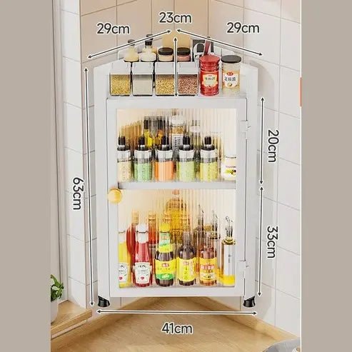 Wall-Mounted Kitchen Corner Dressing Shelf