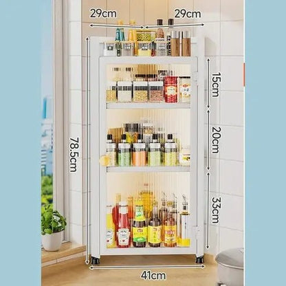 Wall-Mounted Kitchen Corner Dressing Shelf