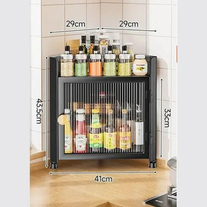 Wall-Mounted Kitchen Corner Dressing Shelf