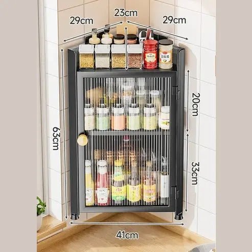 Wall-Mounted Kitchen Corner Dressing Shelf