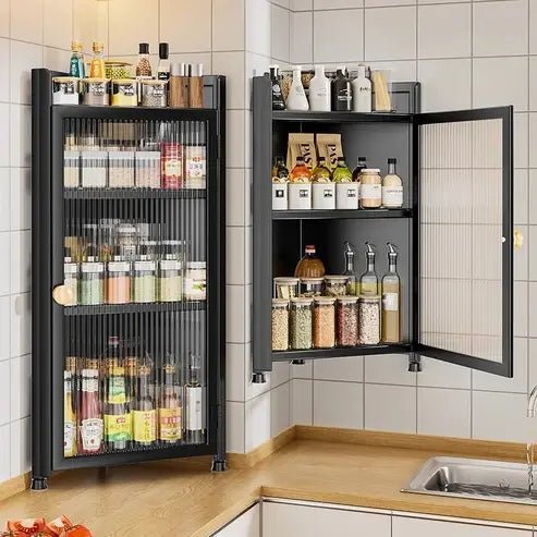 Wall-Mounted Kitchen Corner Dressing Shelf