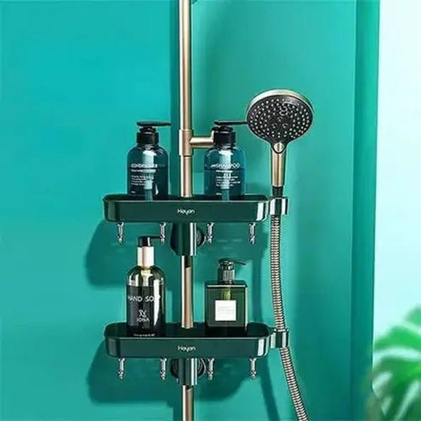 Wall-Mounted Shower Gel Organizer Storage Rack