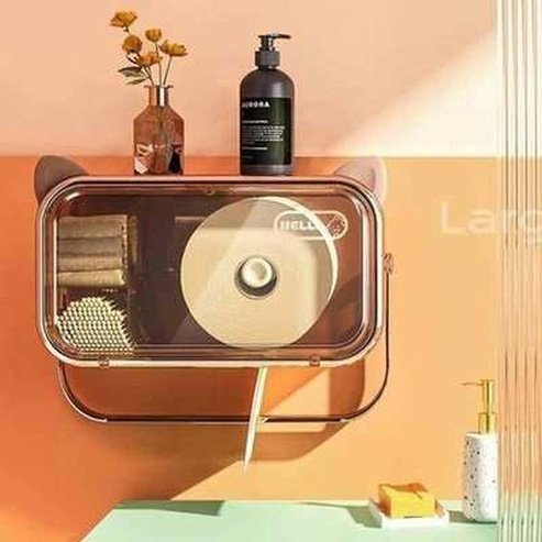 Water Proof Wall Mounted Tissue Box For Bathroom