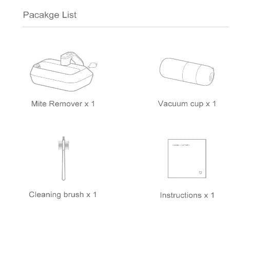 Xiaomi Mijia Pro mite vacuum with LED screen