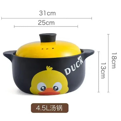 Yellow Duck Ceramic Casserole