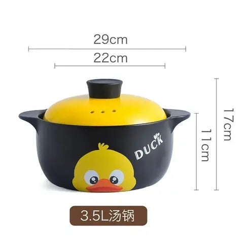 Yellow Duck Ceramic Casserole