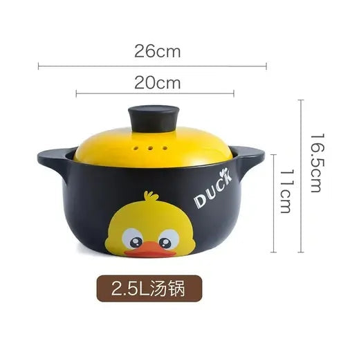 Yellow Duck Ceramic Casserole