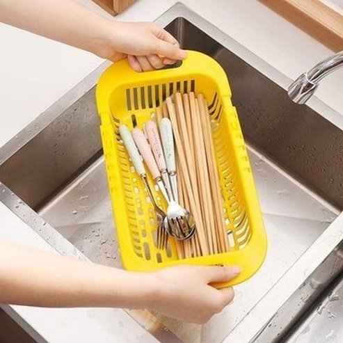 Create a luxurious kitchen experience with this Adjustable Sink Drainer Basket. Crafted from durable material with slim, height-adjustable legs, it allows you to strain and rinse food with ease, while its streamlined form adds a touch of sophistication to your home. A must-have for discerning chefs.