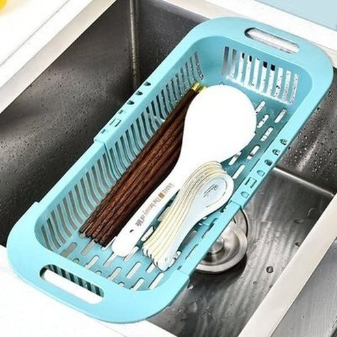 Create a luxurious kitchen experience with this Adjustable Sink Drainer Basket. Crafted from durable material with slim, height-adjustable legs, it allows you to strain and rinse food with ease, while its streamlined form adds a touch of sophistication to your home. A must-have for discerning chefs.