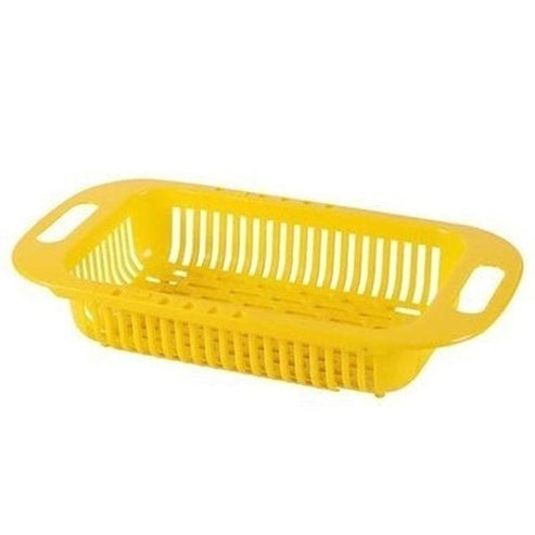 Create a luxurious kitchen experience with this Adjustable Sink Drainer Basket. Crafted from durable material with slim, height-adjustable legs, it allows you to strain and rinse food with ease, while its streamlined form adds a touch of sophistication to your home. A must-have for discerning chefs.