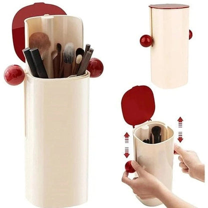 Automatic Lifting Makeup Brush Holder with 4 Slots