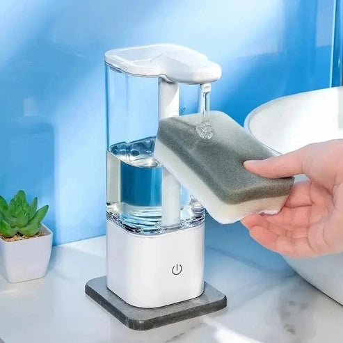 Automatic Sensor Hand Sanitizer & Soap Dispenser - Touch-Free Inductive Handwash for Home, Kitchen, and Bathroom Use