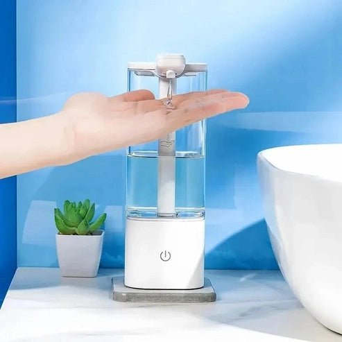 Automatic Sensor Hand Sanitizer & Soap Dispenser - Touch-Free Inductive Handwash for Home, Kitchen, and Bathroom Use