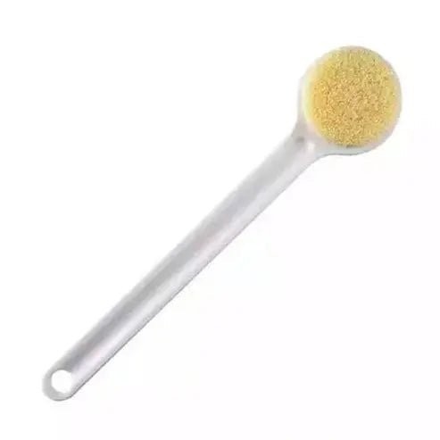 Rubbing Back Brush Bath Brushes Pearl White Long Handled Soft Hair Back Bath Brush – Dondepiso