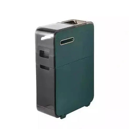 Rolling Vanity Cabinet Bathroom Vanities green / 2-tier Slim Rolling Storage Toilet Vanity Cabinet · Dondepiso