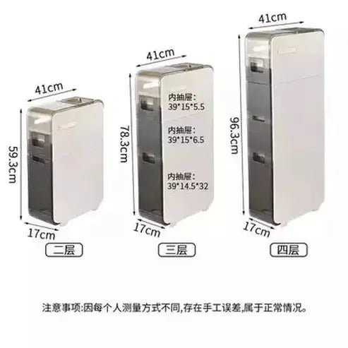 Rolling Vanity Cabinet Bathroom Vanities Slim Rolling Storage Toilet Vanity Cabinet · Dondepiso