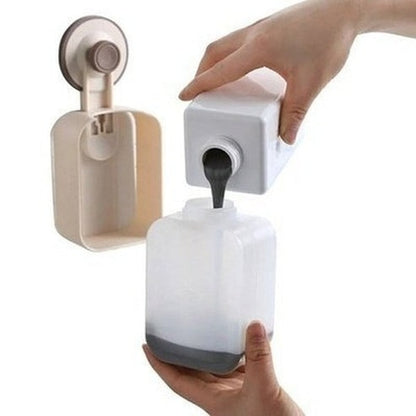 High-Quality Suction Cup Liquid Soap Dispenser for Bathroom and Kitchen