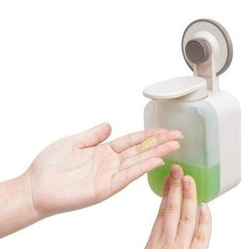 High-Quality Suction Cup Liquid Soap Dispenser for Bathroom and Kitchen