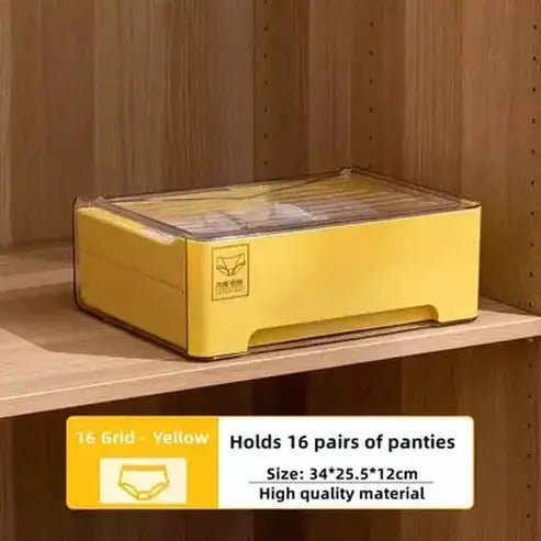 Underwear Storage Box Clothing & Closet Storage Sturdy Underwear Storage Box with Lid – Dondepiso