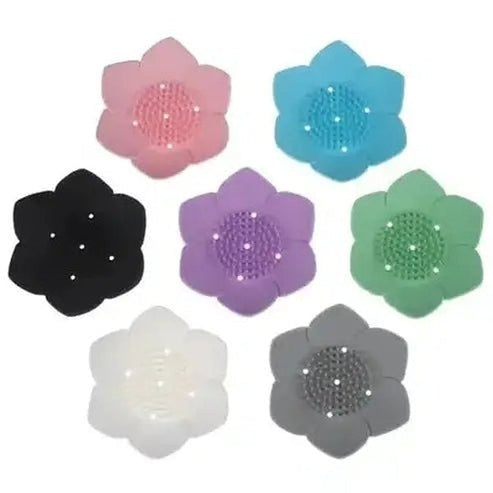 Lotus Shaped Silicone Soap Dish with Drainage Feature