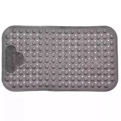 Rubber Shower Rug Bath Mats & Rugs gray Non-Slip Rubber Bathtub Shower Rug – Dondepiso