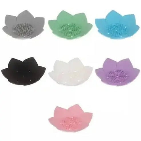 Lotus Shaped Silicone Soap Dish with Drainage Feature