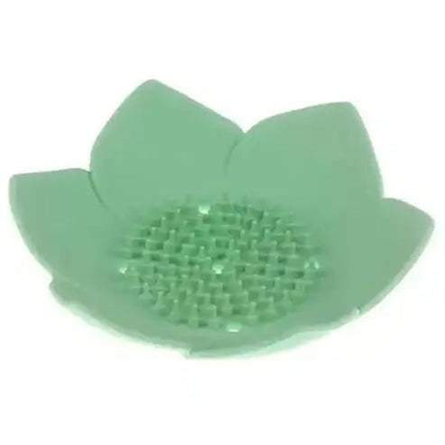 Lotus Shaped Silicone Soap Dish with Drainage Feature