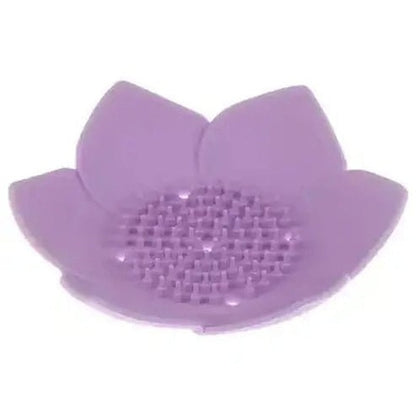 Lotus Shaped Silicone Soap Dish with Drainage Feature