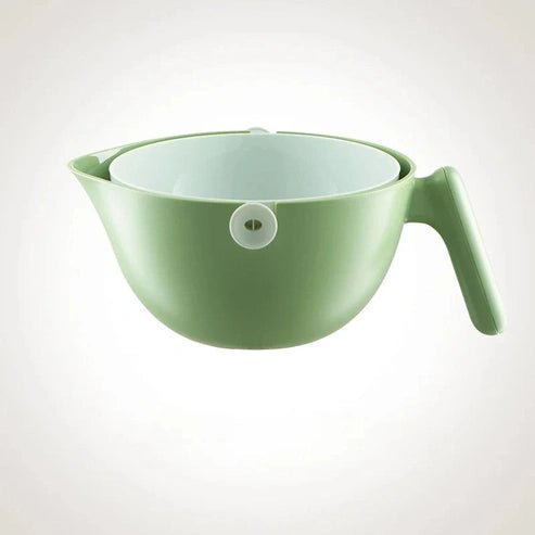 Dual-Layer Rotating Colander & Wash Bowl