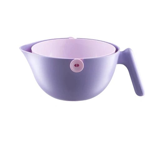 Dual-Layer Rotating Colander & Wash Bowl