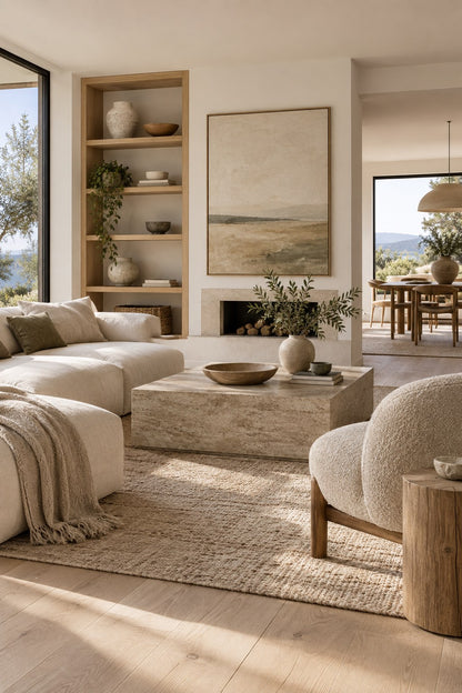 How to Decorate a Living Room with Natural Materials